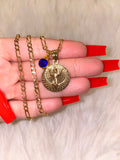 Round Baby Jesus With Birthstone