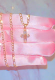Princesa Cross (Figaro Chain)