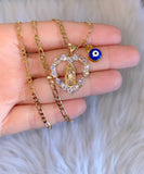 Fancy Mary Heart With Eye