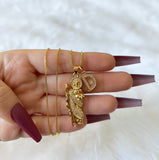 Icy San Judas & Initial (Box Chain)