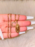 Dainty Classic Mary With Initial