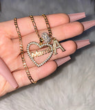 Icy Mama Heart With 1 To 5 Letters