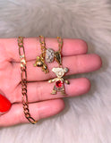 Birthstone Kids With Gold Teddy (1 Or 2 Kids)