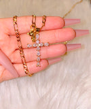 Pear Shape Cross & Teddy