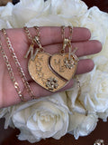 Mommy & Me Breakable Heart With 2 Letters