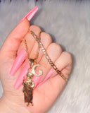 Saint Jude Necklace With Initial