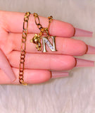 Bling Initial With Teddy