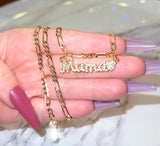 Mama's Heart (Figaro Chain)