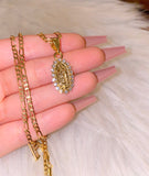 Icy Dainty Mary (Figaro Chain)