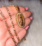 Oval Diamond Inspired Mary