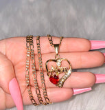 Red Mom Heart