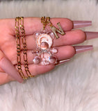 Crystal Teddy With Icy Initial