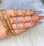 Raindrop Cross (Pink)