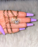 Icy Heart With Initial