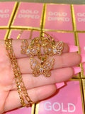 Baguette Butterfly (Necklace And/Or Earrings)
