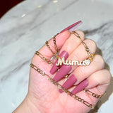Mama's Heart (Figaro Chain)