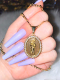 Icy Oval Saint Jude Medal