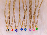 Eye Necklace In 8 Color Choices