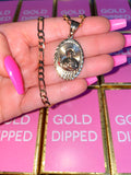 Diamond Cut Oval Saint Jude