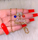Tricolor Madre With 1 to 6 Birthstones