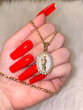 White Saint Jude Necklace