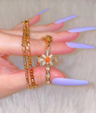 Baguette Rose Cross