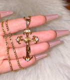 Icy Crucifix In 2 Sizes