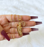 Icy San Judas & Initial (Box Chain)