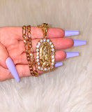 Unisex Iced Out Virgin Mary