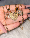 Breakable Mom Heart Set With 2 Letters