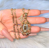 La Rosa de Guadalupe With Icy Initial (Tricolor)