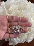 1 To 4 Letter Teddy Necklace