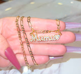 Mama's Heart (Figaro Chain)