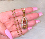 Iced Out Mary In 2 Color Choices