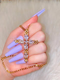 April Cross (Cuban Chain)