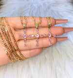 Raindrop Cross (Pink)