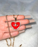 Red Heart Eye