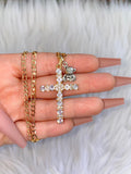 Bling Bling Cross & Silver Teddy