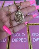 Diamond Cut Oval Saint Jude