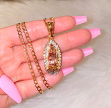 Iced Out Mary In 2 Color Choices