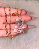 Crystal Teddy With Birthstone