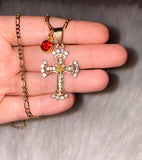 Kravis Cross With Birthstone