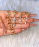 Marquise Cross Necklace