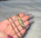 Icy San Judas & Initial (Figaro Chain)