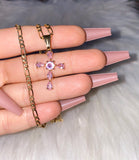 Raindrop Cross (Pink)
