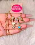 Birthstone Kids With Gold Teddy (1 Or 2 Kids)