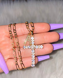 Bling Bling Cross With Initial