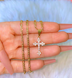Kourtney Cross (Figaro Chain)