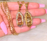 Iced Out Mary In 2 Color Choices