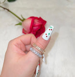 Emerald Cut Eternity Band In Gold Or Silver